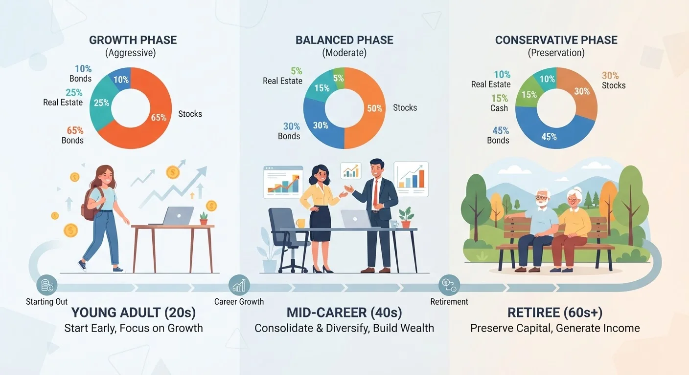 Asset Allocation Across Your Lifetime: How Your Investment Mix Should Evolve