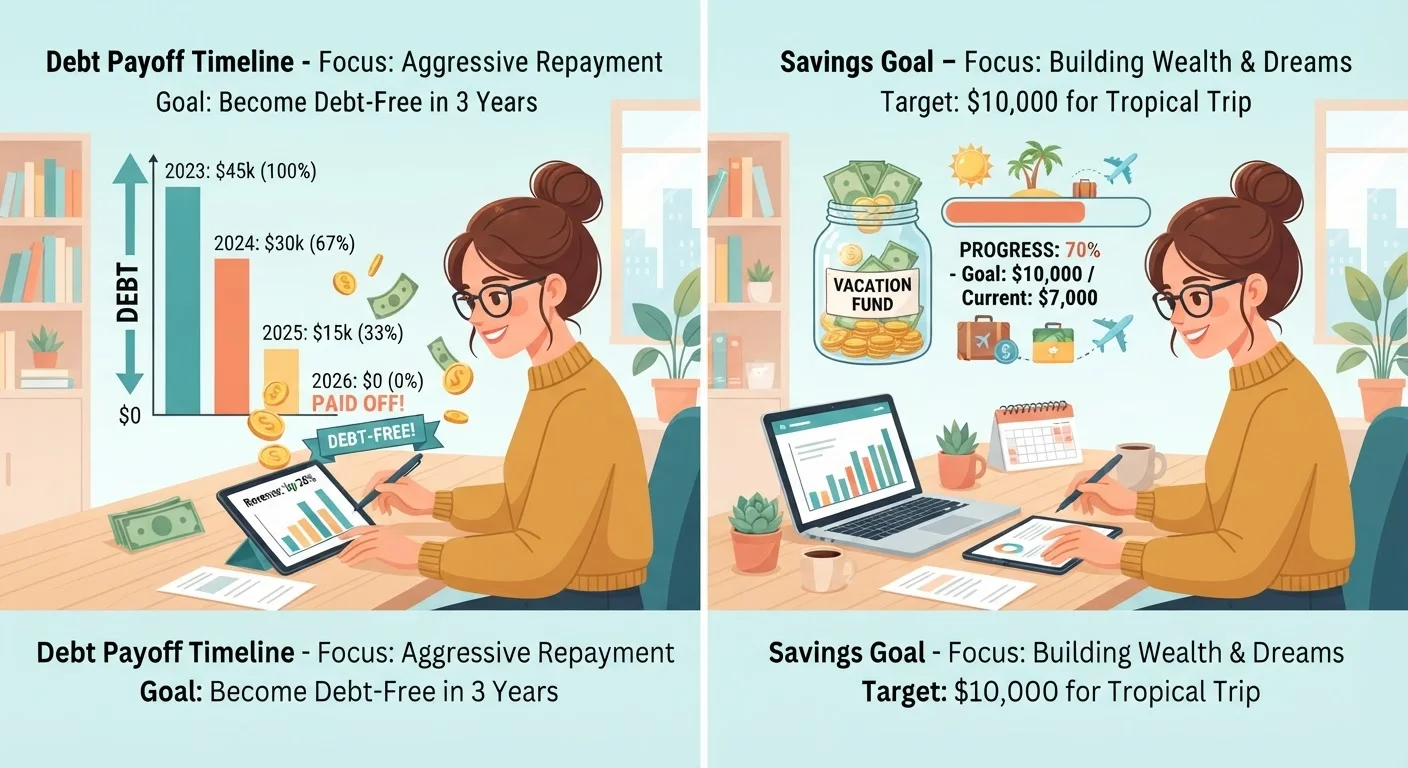 Balancing Debt Repayment With Forward-Looking Financial Goals