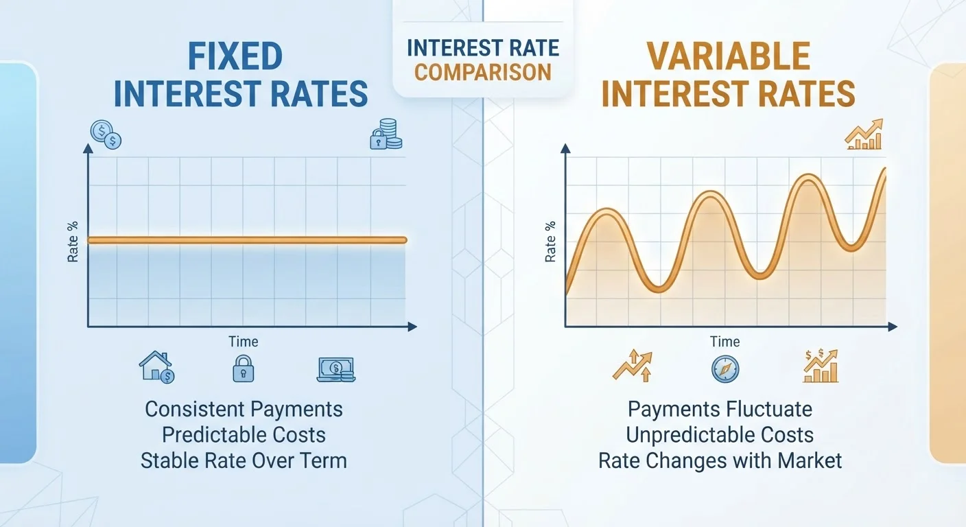 Fixed vs. Variable Interest Rates: Choosing the Right Structure for Your Loan