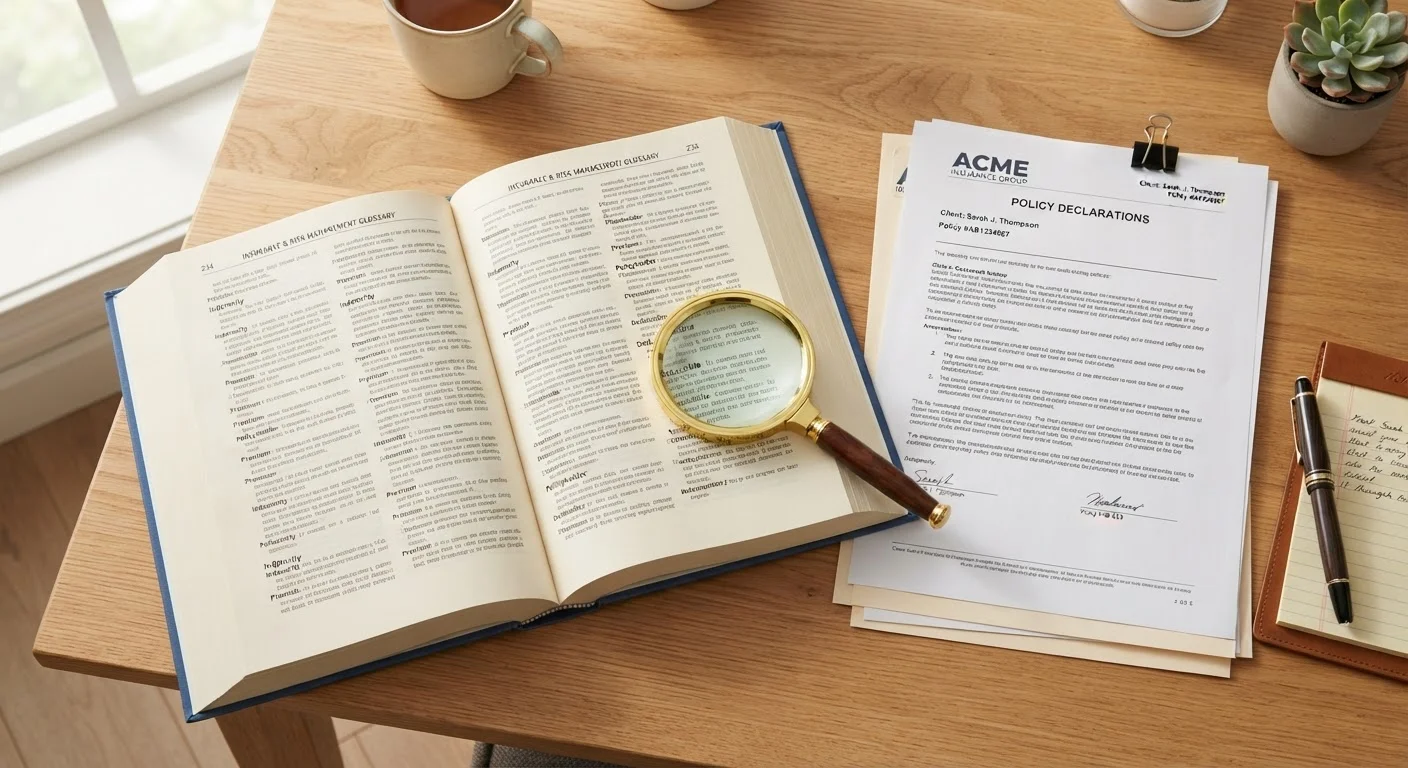 Insurance Terminology Reference: A Plain-Language Glossary for Beginners