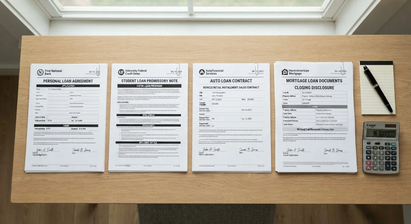 Loan Types Decoded: Personal, Student, Auto, and Mortgage Loans Explained