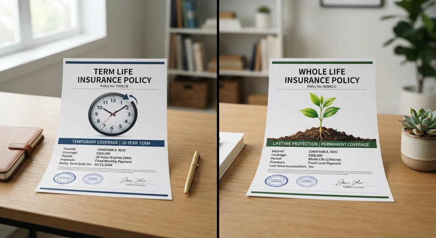Term Life vs. Whole Life Insurance: Understanding the Fundamental Difference