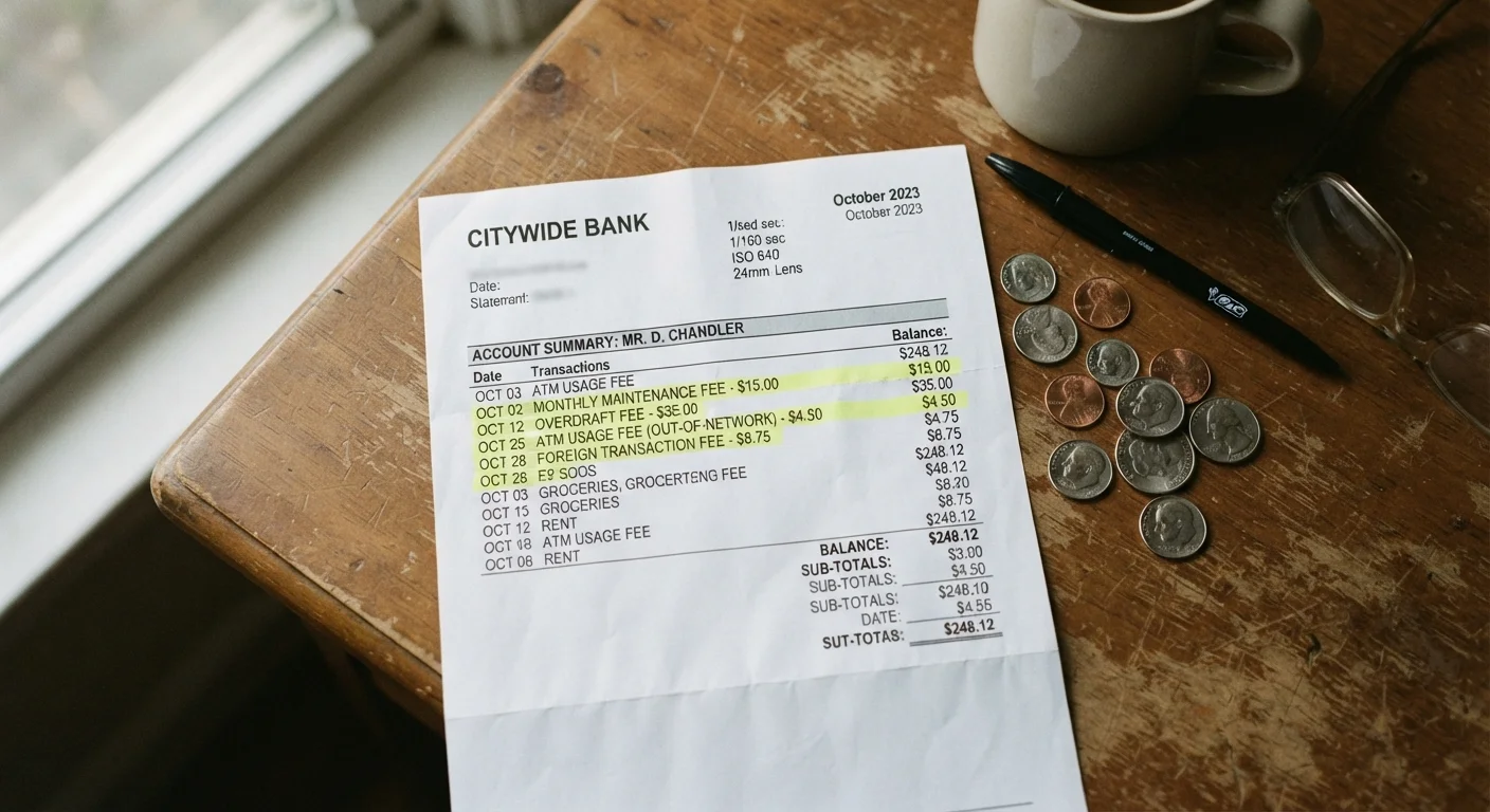 Why Your Bank Account Keeps Losing Money to Fees